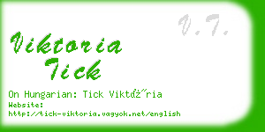 viktoria tick business card